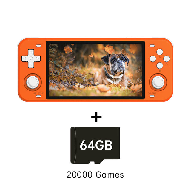 【Amazon配送】RGB10MAX RK3326ハンドヘルドゲーム機wifi/Bluetoothモード 3Dジョイスティック 5インチIPSスクリーン 4200ｍAｈ 64GB